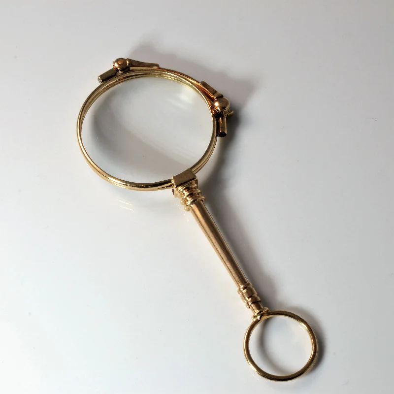 Early 1900s Yellow Gold Lorgnette Glasses |