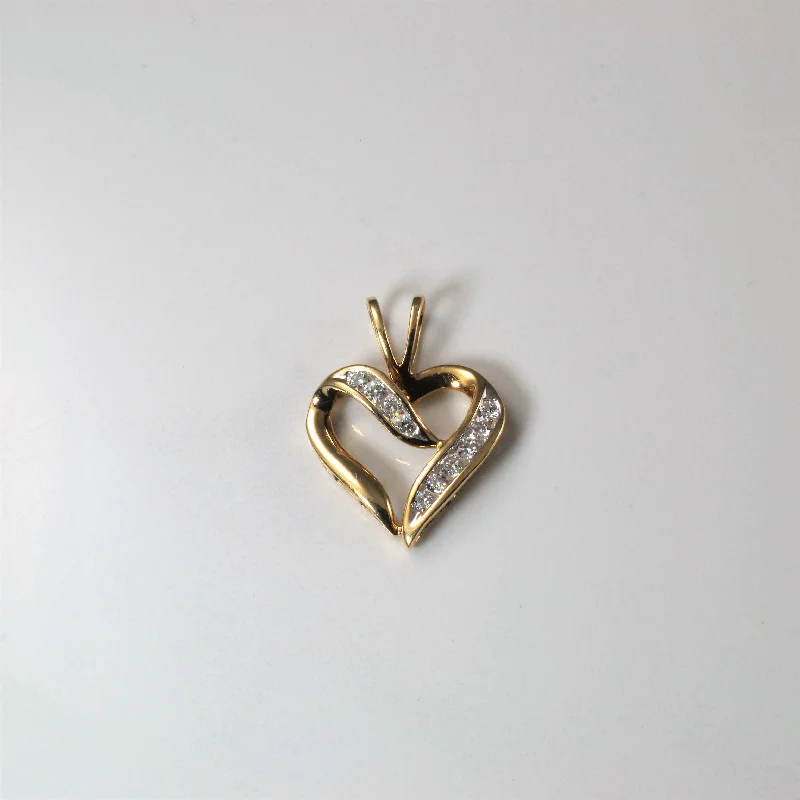 Diamond Heart Pendant | 0.45ctw |