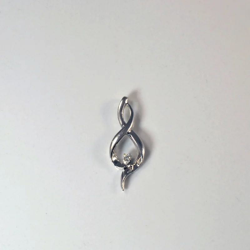 Diamond Infinity Pendant | 0.02ct |