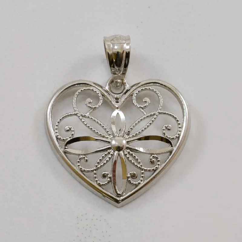 Filigree Heart Pendant |