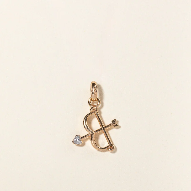 Diamond Cupids Bow Pendant | 0.02ctw |