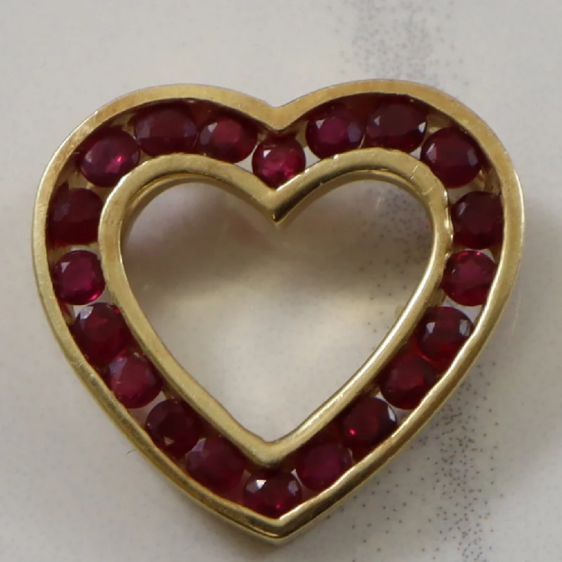 Ruby Heart Pendant | 1.05ctw |