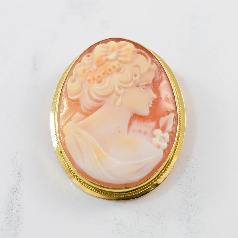 Early 1900s Convertible Cameo Pendant/Brooch | 9.80ct |