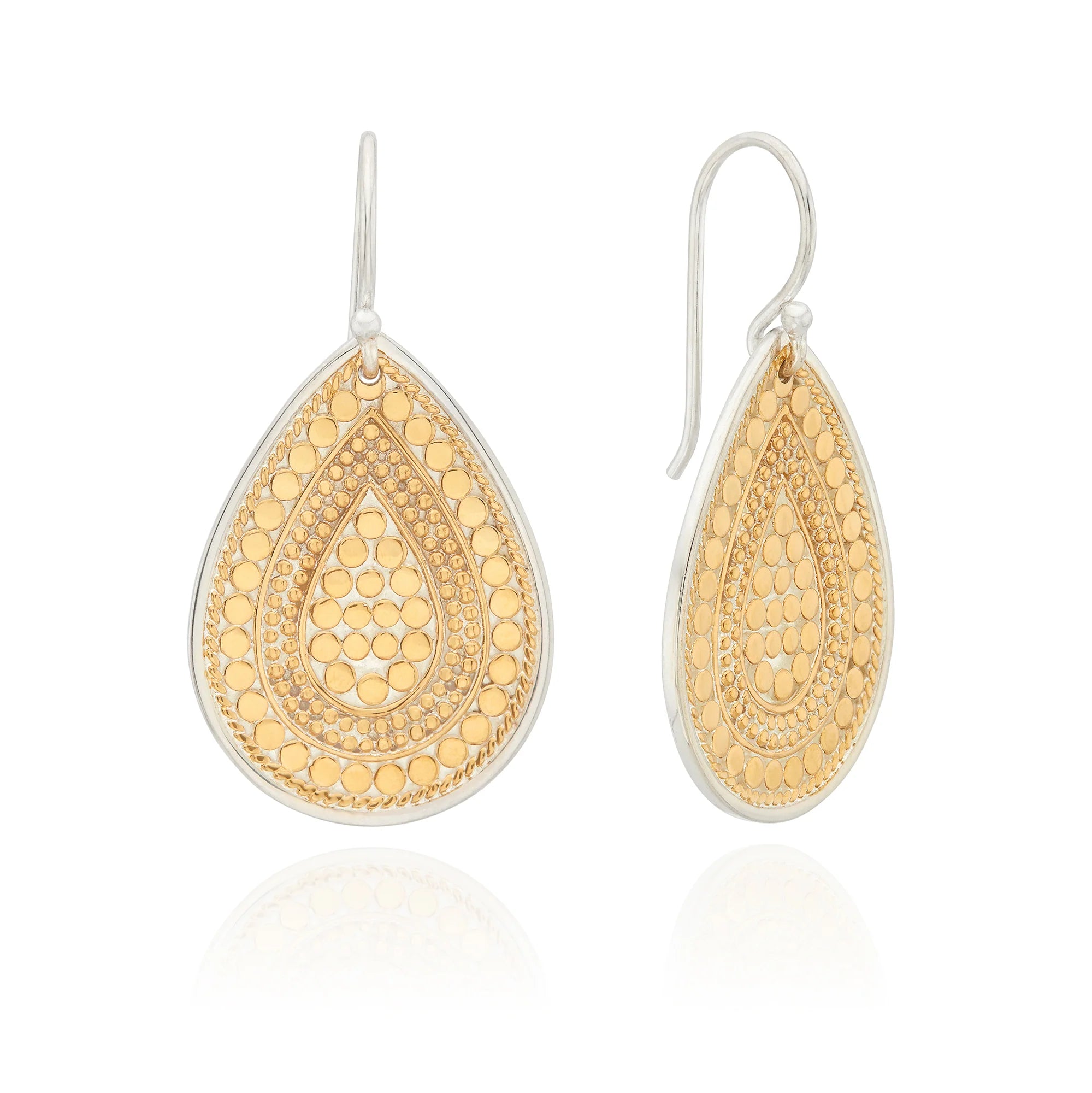 Beaded Teardrop Earrings (Disc)