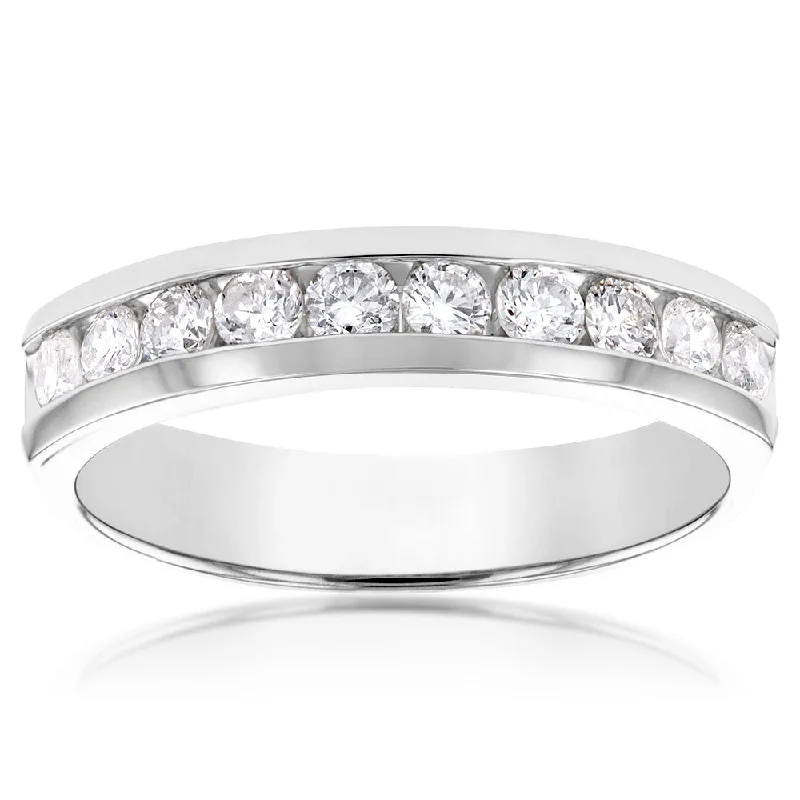 Luminesce Lab Grown Diamond 1/2 Carat Eternity Ring in 9ct White Gold