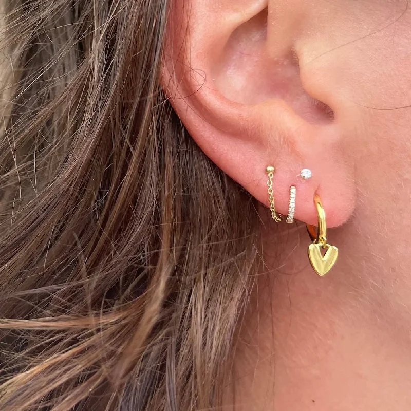 BABY HEART HOOPS