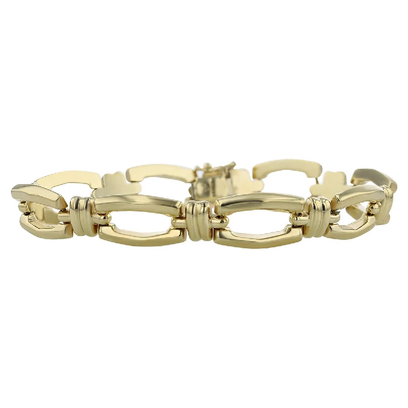 14K Yellow Gold 7-Inch Link Bracelet