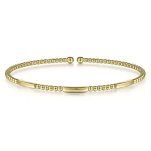 Gabriel & Co. Yellow Bujukan Open Bangle