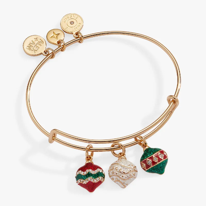 Holiday Ornament Charm Bangle