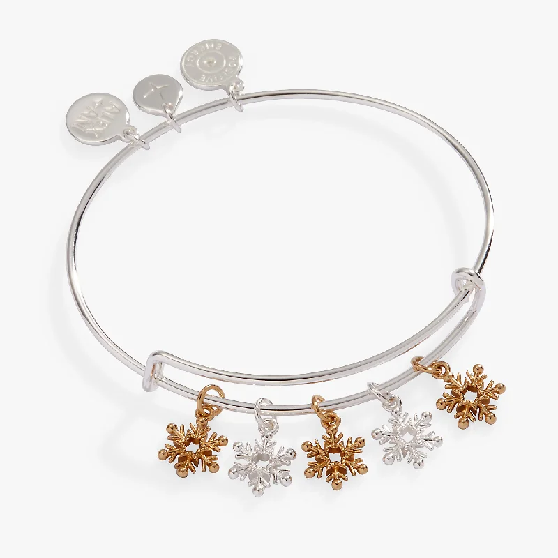 Snowflake Multi-Charm Bangle