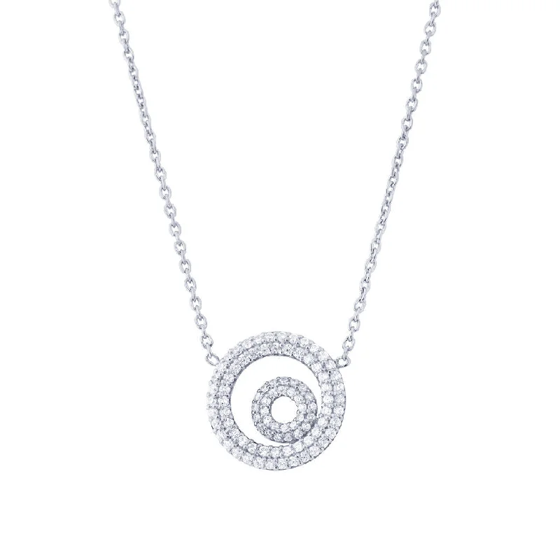 Matiné 18K Whitegold Necklace w. 93 Diamonds