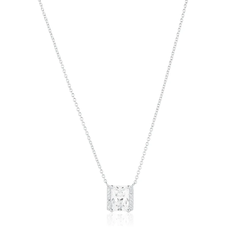 Roccanova X-Grande Silver Necklace w. Zirconias